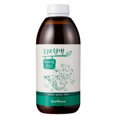 EM원액 냄새제거 배양종균 수질정화 복합미생물제제 유용미생물, 500ml, 1개