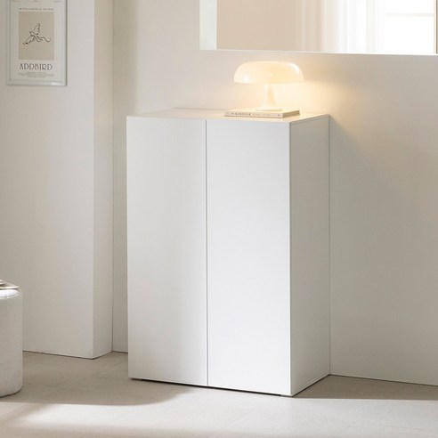 좁은 공간, 밝은 미소! 라자가구 밀크 E0 낮은 옷장 800으로 완성하는 효율적인 수납 낮은옷장