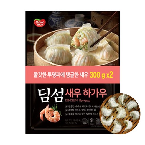 동원 딤섬 새우하가우300gx2, 600g, 1개