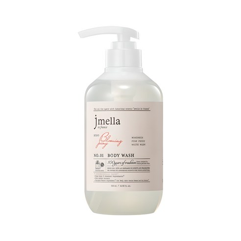 제이멜라 인 프랑스 바디워시 블루밍 피오니, 500ml, 1개