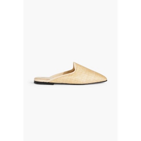 토템 Faux raffia 슬리퍼 - Beige 220263