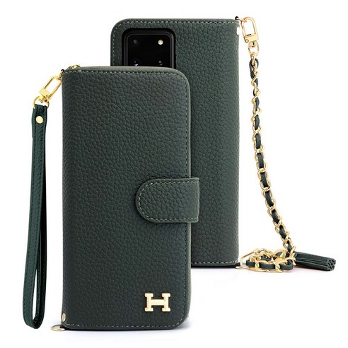 실용성과 내구성을 겸비한 고급 가죽 지갑형 다이어리 케이스