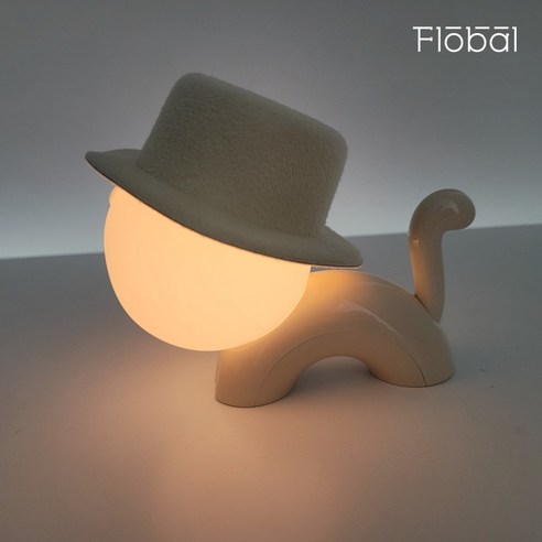 고양이 모티프 무드등 Fedora cat mood light로 홈 인테리어를 완성하세요