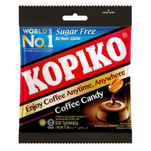 마요라 코피코 무설탕 커피 사탕 KOPIKO 슈가프리 75g 무설탕 캔디+코피코 캔디 추가증정(랜덤발송) 커피맛 슈가프리, 1개 오키노네모