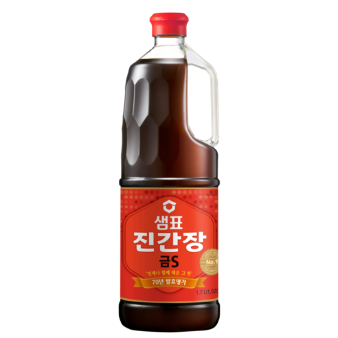 샘표 진간장 금S 1.7L X 1개 간장