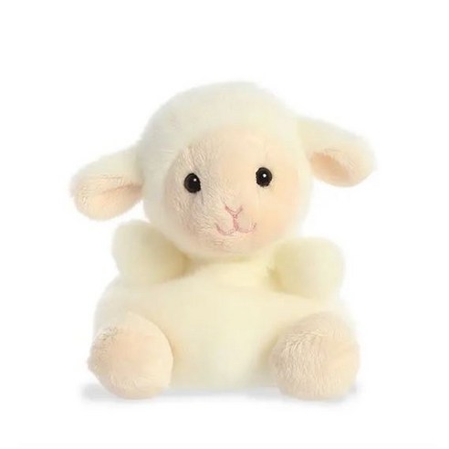 오로라월드 팜팔스 동물 인형 애착 귀여운 내손안에 미니펫, 1개, 하얀 양, 13cm