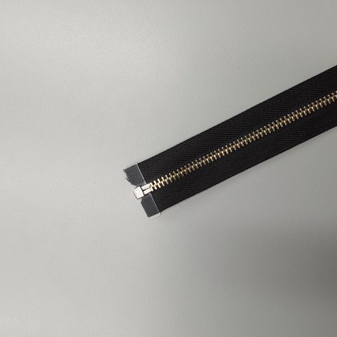 금속지퍼 메탈지퍼 쇠지퍼 55cm, 검정색, 3개
