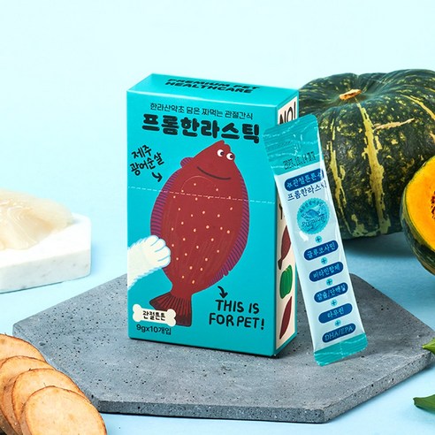 프롬한라 고양이 강아지 츄르 제주산 10개입, 90g, 1팩, 흰살생선