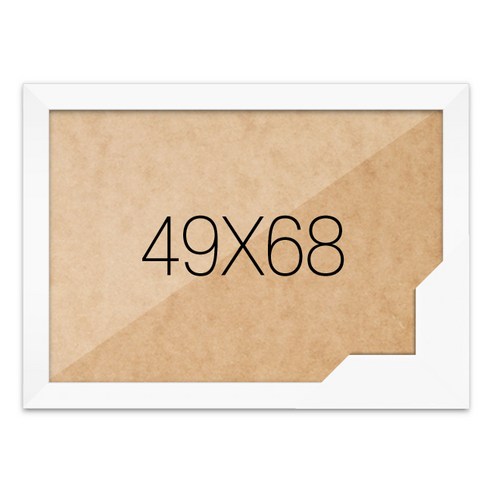 퍼즐액자 49x68 고급형 우드 화이트, 단품