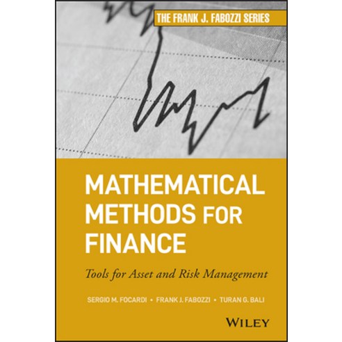 (영문도서) Mathematical Methods for Finance Hardcover, Wiley, English, 9781118312636