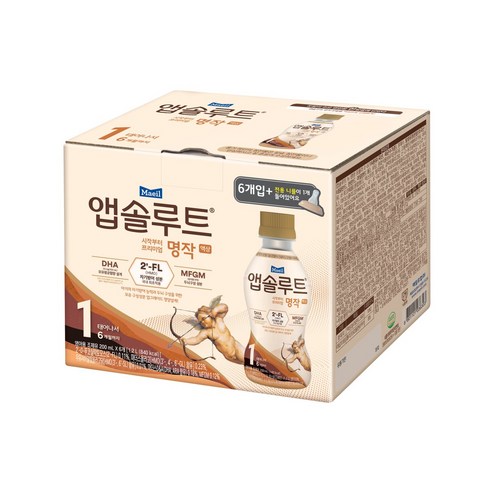 매일 매일유업 앱솔루트 프리미엄 명작 액상 1단계 개당 용량 × 총 수량, 200ml 섬네일
