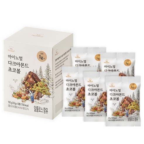 마이노멀 알룰로스 다크 아몬드 초코볼, 150g, 1개