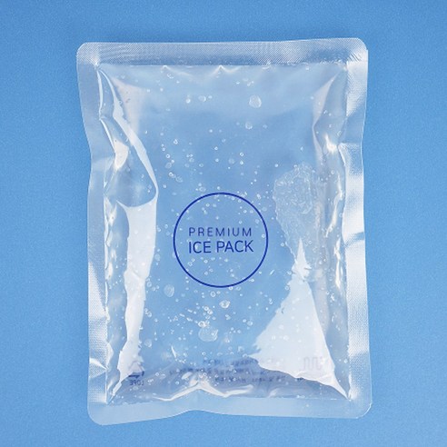 아이스원 젤아이스팩 완제품 (8X11.5)도시락 베이킹 냉찜질 보냉팩 업소용, 20개