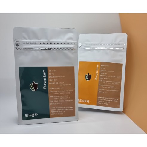 푸름농장 햇 볶은 작두콩차: 구수한 향과 건강을 한 잔에!