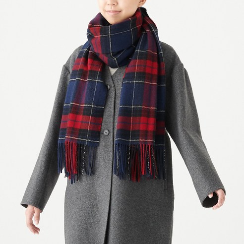 무인양품 MUJI 울 와이드 스톨