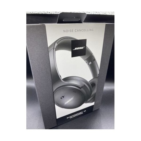 보스 QuietComfort QC 45 무선 노이즈 캔슬링 헤드폰 - 블랙 - BRAND NEW