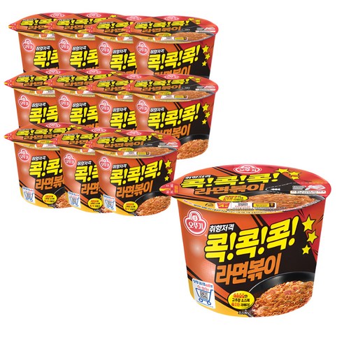 오뚜기 콕콕콕 라면볶이 120g, 12개