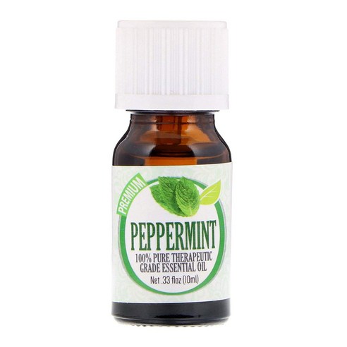Healing Solutions 100% 퓨어 테라퓨틱 그레이드 에센셜 오일, 10ml, Peppermint, 1개