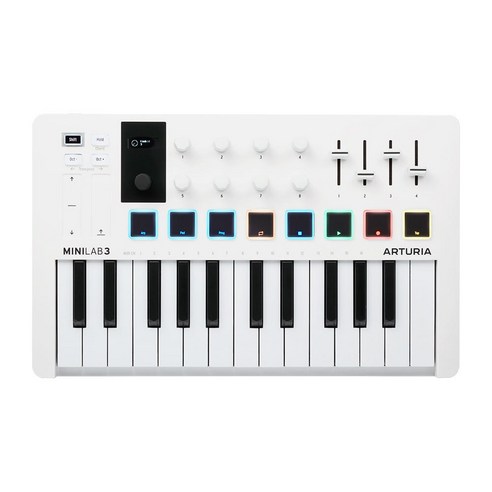 [작곡가의 미디가게] ARTURIA MINILAB MK3 아투리아 미니랩3 MK-3 미디컨트롤러 마스터키보드 마스터건반