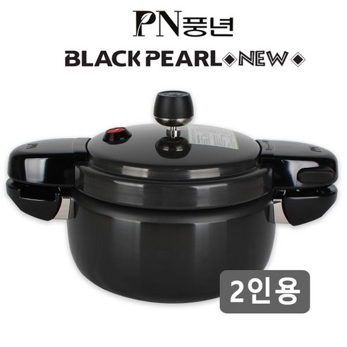 PN풍년 풍년압력솥 블랙펄-뉴 압력밥솥 2인용 가정용소형밥솥 경질 5중안전장치, 2L