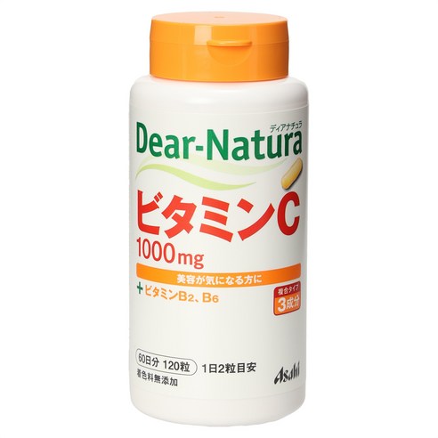 Asahi 디어 내츄라 비타민C 1000mg 캡슐, 1개, 120정