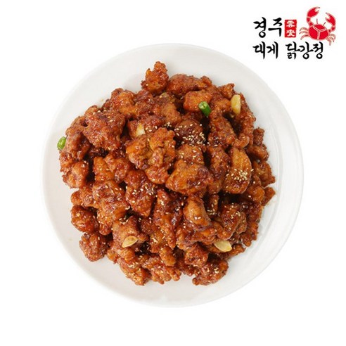 경주대게순살닭강정 (순한맛/매운맛) 550g/750g 택배, 매운맛 (小) + 새우강정 (小)