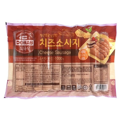 도나우치즈소시지 1KG/에스앤비, 1개, 1kg