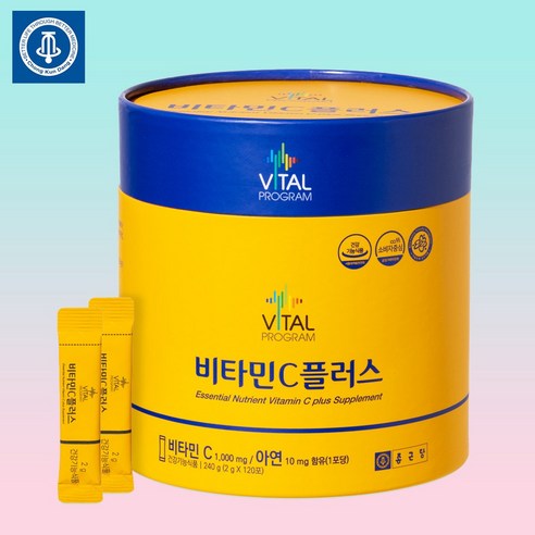 종근당 비타민C 플러스 바이탈 프로그램 1000mg (120포), 1개, 1포