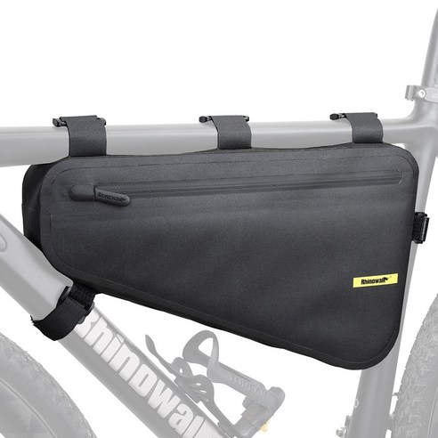 라이노워크 자전거 프레임 가방 대용량 X20654, 블랙