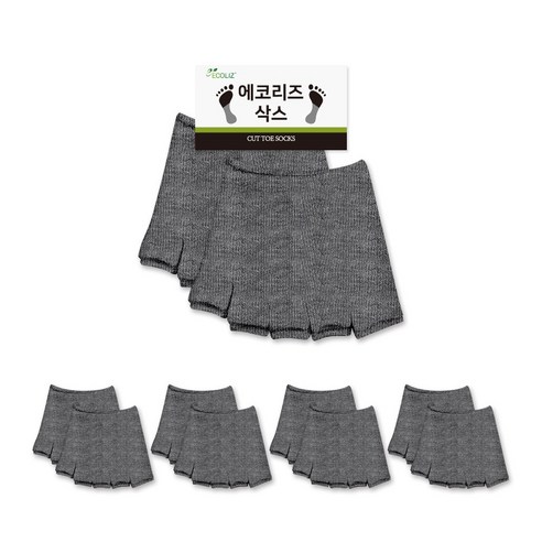 에코리즈 컷 토우삭스 발가락 양말 10족