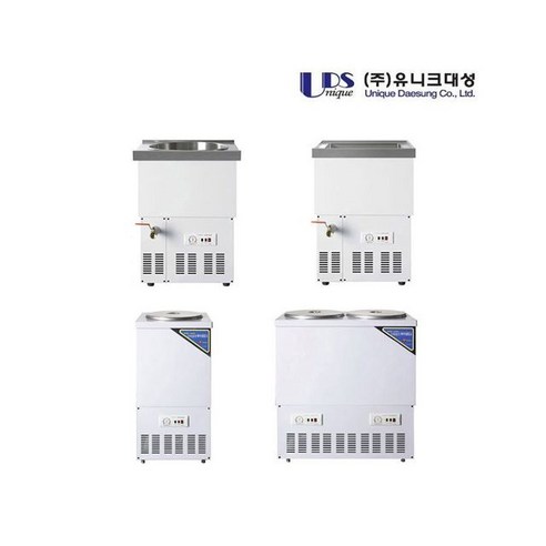 유니크 업소용 육수냉장고 냉각기 스텐3말쌍통2라인, 상세 참조