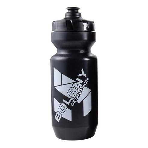 스포츠 자전거 짜기 물병 BPA 무료 플라스틱 병 22온스 자전거용 물 주전자 피트니스 요가 하이킹 캠핑 운동, 검정, PP5 실리콘