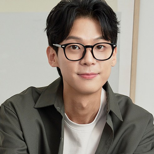 블루래빗 남녀공용 블루라이트차단 스퀘어 패션 뿔테안경