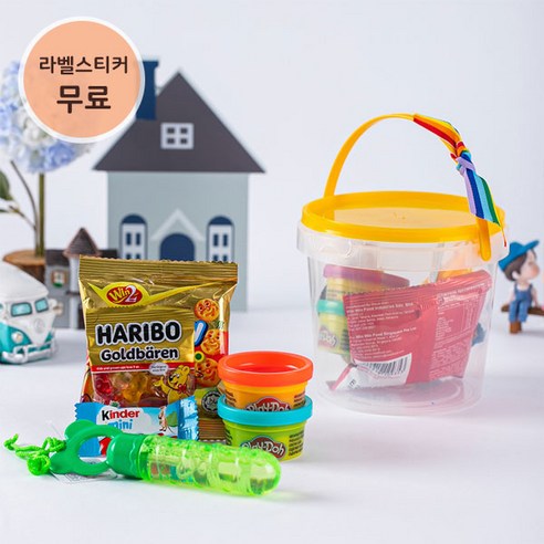 어린이날 학교 어린이집 학원 행사 단체 간식꾸러미 비눗방울 플레이도 간식 구디백, 2303_비눗방울 플레이도 간식 구디백