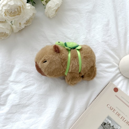 폭풍 할인가! 카피바라 거북이 애착인형, 지금 바로 득템하세요!