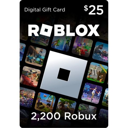 2200 Robux용 Roblox 디지털 기프트 코드 [전 세계 사용 - 독점 가상 아이템, 25