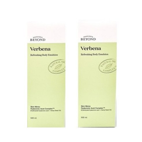 비욘드 버베나 리프레싱 바디 에멀젼 500ml, 1개