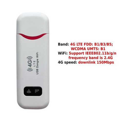 SIM 카드 포함 라우터 야외 여행 및 가정용 4G 와이파이 모바일 CAT4 150Mbps 2600mAh 배터리, [04] 5, 04 5