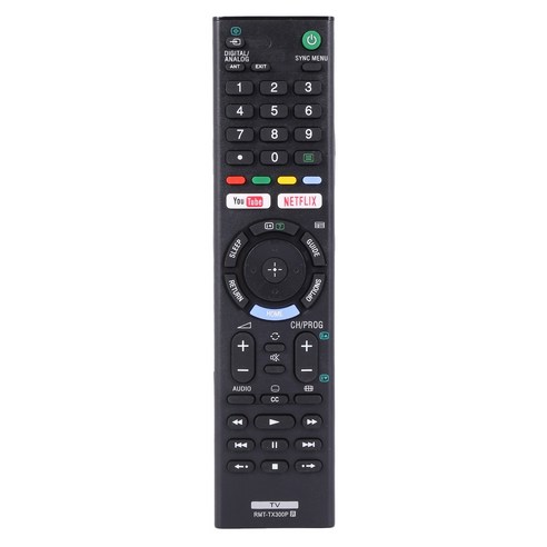 Sony TV 용 원격 제어 RMT-TX300P RMT-TX300B RMT-TX300U가있는 YouTube / Netflix, 보여진 바와 같이, 하나