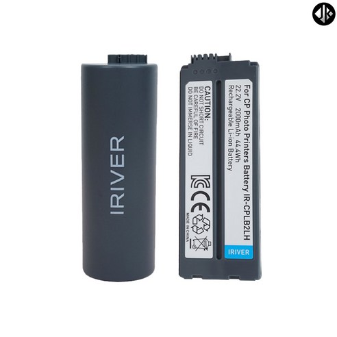 [아이리버정품] 셀피 포토프린터 CP1500 휴대용 배터리 IR-CPLB2LH 2000mAh-WJK
