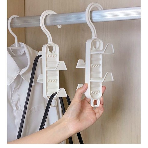 다용도 DIY 가방 모자 걸이 스카프 넥타이 정리 후크 고리 소품 수납 옷장 행거 정리, 1개