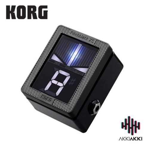 KORG Pitchblack XS (PB-XS) 크로매틱 페달 튜너, *