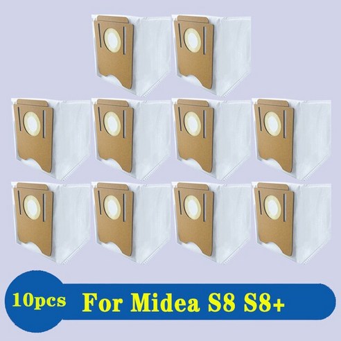 Midea-S8 S8 + 자동 먼지 봉투 액세서리 진공 청소기 교체 부품, 03 10pcs