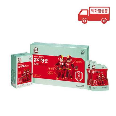 현대백화점 정품 정관장 홍이장군 90포(30포X3개), 1개, 20ml, 2단계
