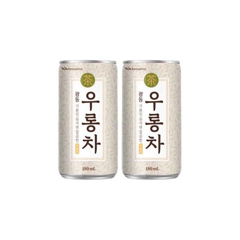 라이브 광동 우롱차 캔, 240개, 180ml 오이오차24