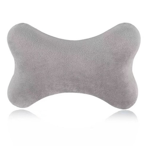 자동차 머리베개 차량용 뼈형 베개 사계절 목베개 차내 용품, grey, 1개