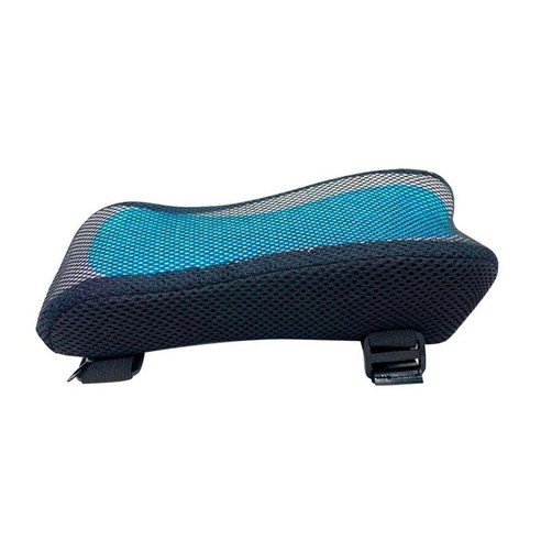 사무실 의자 용 두꺼운 편안한 팔걸이 패드 팔꿈치 완화를위한 메모리 코튼 팔꿈치 지원 베개 쿠션 게임용 의자, 파란색, 면