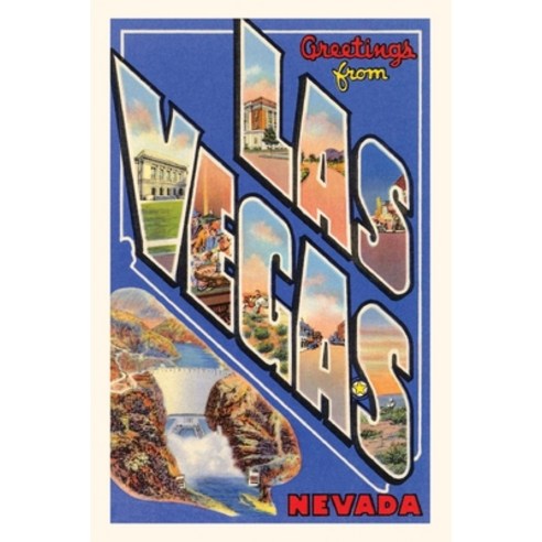 (영문도서) Vintage Journal Greetings from Las Vegas Nevada Paperback, Found Image Press, English, 9781680819762