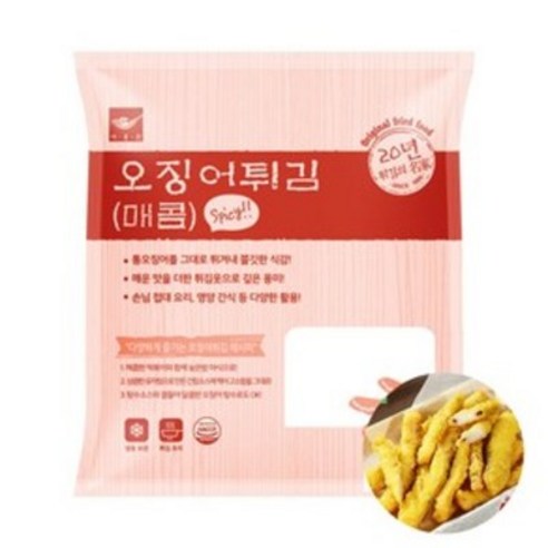 사옹원 매콤오징어튀김 1kg, 2개