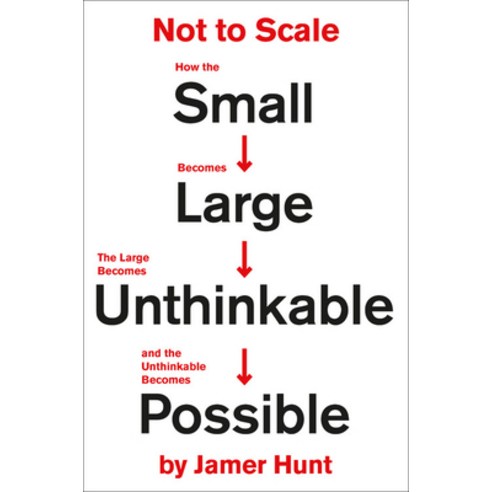 Not to Scale: How the Small Becomes Large the Large Becomes Unthinkable and the Unthinkable Become... Hardcover, Grand Central Publishing